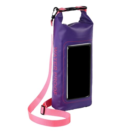 Custodia impermeabile per telefono da 2 l da viaggio e spiaggia custodia chiusura sicura leggera con cordino da