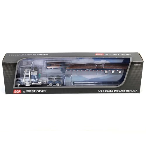 Camión Peterbilt 389 con remolque Talbert 5553T 1/64 miniatura 5