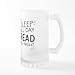 CafePress Sleep All Day READ All Night 16 oz Frosted Glass Beer Mug