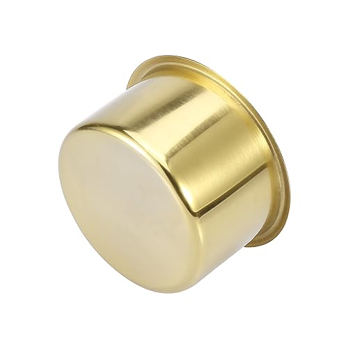 Portavasos universal de acero inoxidable tono dorado 2 pcs miniatura 6