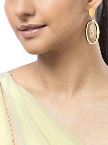 Image of Scintillare by Sukkhi Stylish Stainless Steel Butterfly Dangler Earring Jewellery for Women & Girls|Anti Tarnish Jewellery|Gifts for Wife Girlfriend Mother Sister