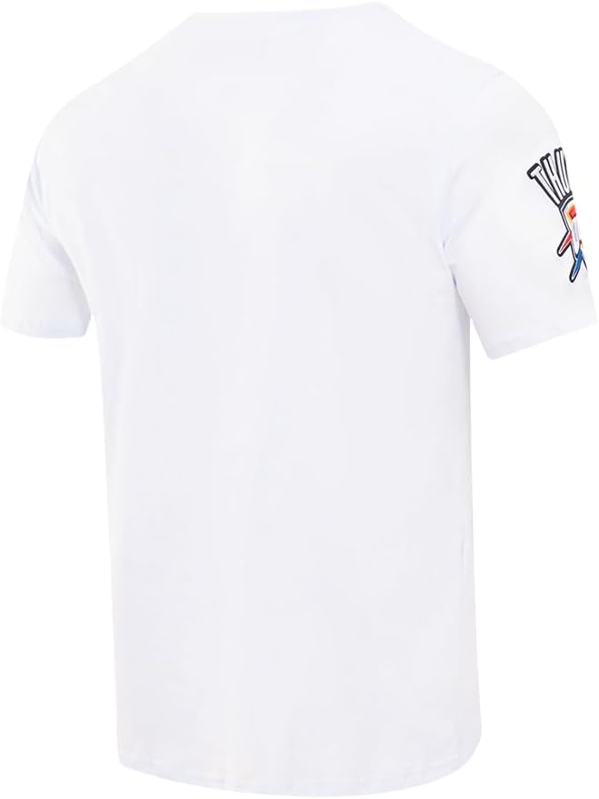 Pro Standard Mens NBA Oklahoma City Thunder Classic Chenille Cotton Short Sleeve Tee Black L - Image 4
