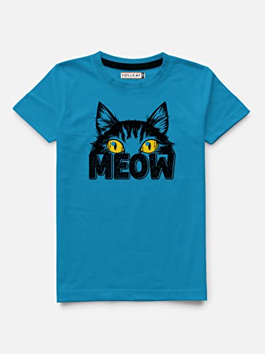 Image of HELLCAT Boys Round Neck Printed Blended Cotton Tshirt -Combo Pack of 2 - Pink /Blue