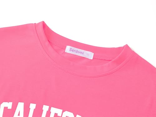 Image of Stylish Graffiti /Butterfly /Tropical Crop Top for Little & Big Girls - Cool Summer T-Shirt Clothes Size 6-18