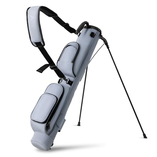 UNIHIMAL Small Par 3 Golf Bag Lightweight Synthetic Leather —Easy