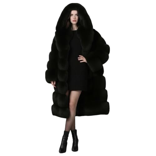 Lisa Colly Women's Plus Size Faux Fur Parka