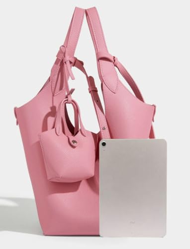 Slouchy PU Leather Bucket Bag Women Shoulder Hobo Bags Trendy Travel Crossbody Purse Mini Top-handle Tote Handbag 20254