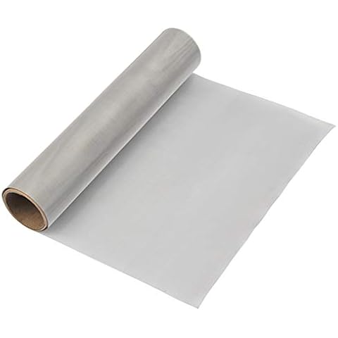 TIMESETL 304 Stainless Steel Woven Wire 120 Mesh - 30 X100CM Filter Screen Sheet Filtration Cloth Cover