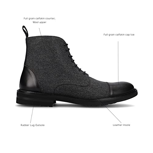 Image of TAFT Jack Boot Handcrafted Leather and Wool Men's Dress Boot