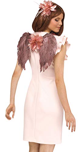 Ailes d'ange pailletées pour femme accessoire déguisement adulte blanc