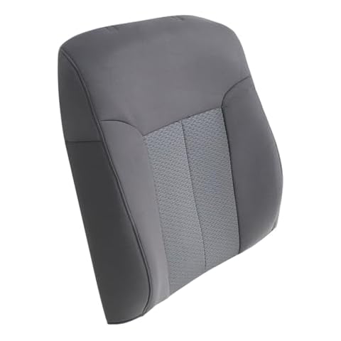 SecosAutoparts Driver Side Top Lean Back Replacement Cloth Seat Cover Gray #MS US or CS Compatible with Ford F-150 XLT XL 2011 2012 2013 2014 Cover