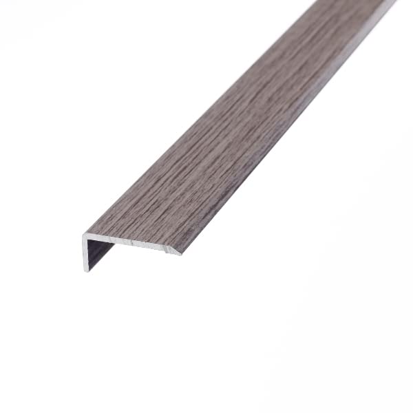 eXtreme Self Adhesive Stair Nosing Strip | 3ft Corner Guard Edge Protector for Laminate, Tile, Metal, and Wood Stairs | Sturdy, Attractive, and Non-Slip Staircase Threshold Strip - Slate Grey