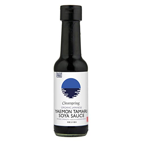 Clearspring - Salsa de Soja Yaemon Tamari Japonés Orgánica 'Doble Fuerza' - 1 x 150 ml