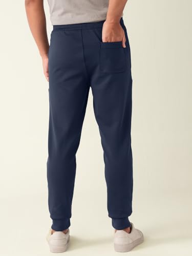 Image of DAMENSCH Regular Fit Matt Solid Premium Microfibre Elastane Cargo Joggers Dyes Soft Inner Fleece Fabric for Softer Feel, Comfortable Casual Wear Joggers for Men