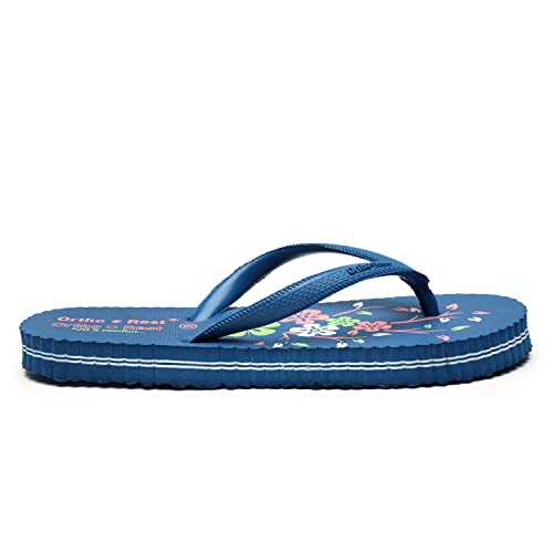 Ortho + Rest Women's Hawai Ortho Slippers | Orthopedic Footwear | Doctor Chappal | Comfortable Flip Flops for Home Daily Use