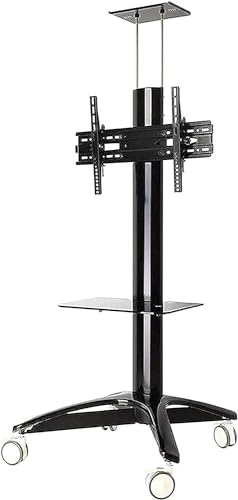 Soporte móvil para TV con bandeja y ruedas miniatura 4