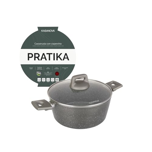 Cacerola 24 cm con tapa Pratika