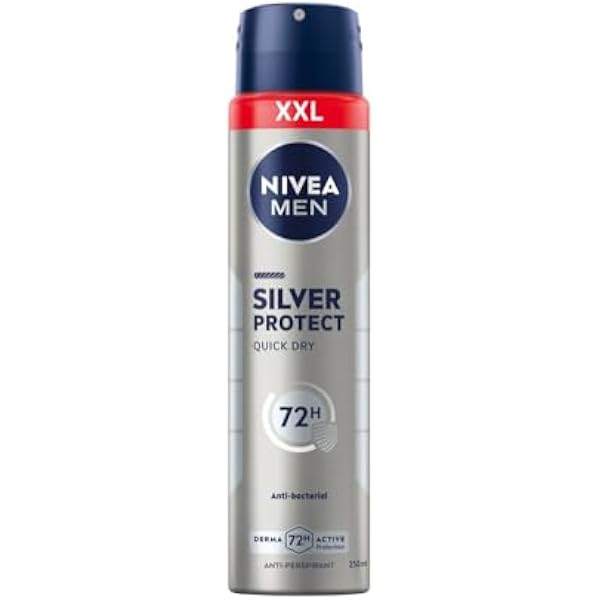 NIVEA MEN Silver Protect 72H Antybakteryjny antyperspirant w sprayu dla mężczyzn 250 ml