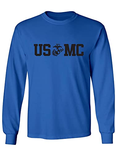 USMC Eagle Globe Anchor Adult Long Sleeve T-Shirt