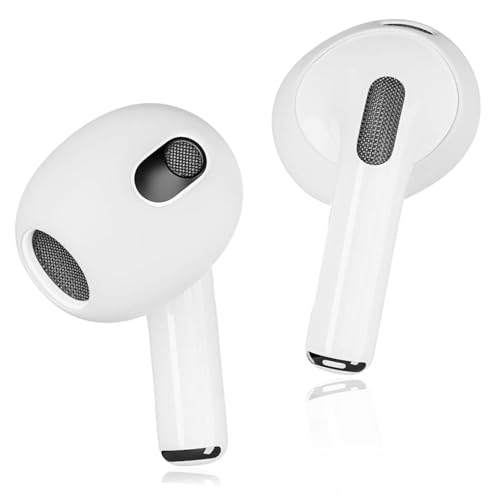 Okuli 4 x Silicona Gomas Auriculares Puntas de Repuesto para Apple AirPods (3rd Gen) Auriculares
