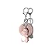 Produktbild Schlüsselbund Haar-Kugel Kleine Dinosaurier-Auto Keychain Anhänger, Paar Netter Keychain Anhänger, Taschenanhänger, personalisierte Schlüsselanhänger Schlüsselanhänger Kleine Geschenk-Rosa Schlüsselba