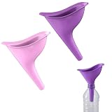 Pisse Debout Femme 2pcs, Urinoir pour Femme, Urinoir en Entonnoir...