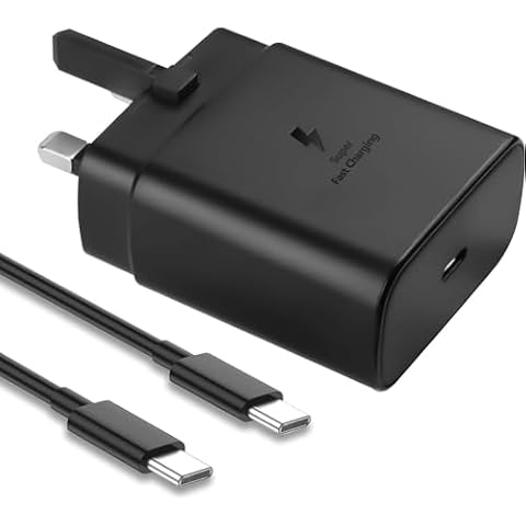 45W Fast Charger with 6ft Cable Cover