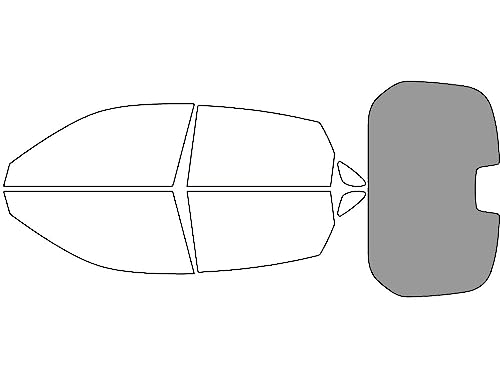 Avery Dennison NR Nano Ceramic IR Window Tint Kit Compatible with Honda Civic 2022-2025 (Hatchback) - Rear Windshield Precut Kit - 50%