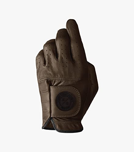 ASHER Men's Premium Mahogany Golf Glove - Small (goes on Left Hand)