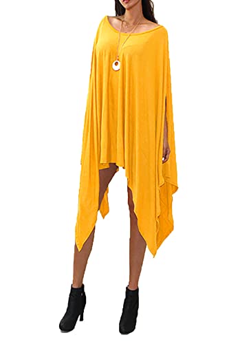 Image of Vivicastle Women's USA Loose Bat Wing Dolman Poncho Tunic Dress Top