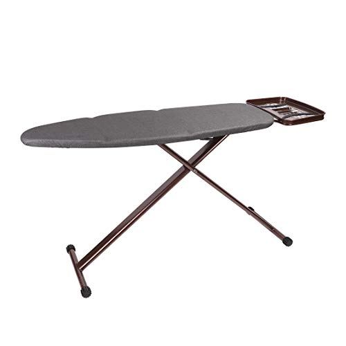 Royalford Mesh Ironing Board (43X153X96CM) with Steam Iron Rest Heat Resistant Contemporary Lightweight Iron Board with Adjustable Height and Lock System