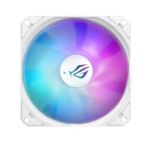 ROG Strix LC II 360 ARGB White Edition, dissipatore a liquido all-in-one per CPU con Aura Sync, supporto Intel LGA 1700 e AMD AM4/TR4 e 3 ventole ROG RGB da 120 mm indirizzabili, Bianco - Mouse gaming - Immagine 5