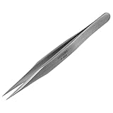 ホーザン(HOZAN) ピンセット(強力型) ツイーザー 厚肉、高耐久仕様 材質ステンレス 全長125mm 先端幅0.25mm P-894