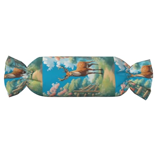 Almohada de espuma viscoelástica negro 62 cm x 25 cm