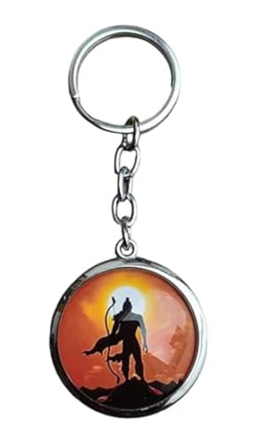 Porte-clés Shri Ram Ji en verre pour décorer vos clés de voiture et maison
