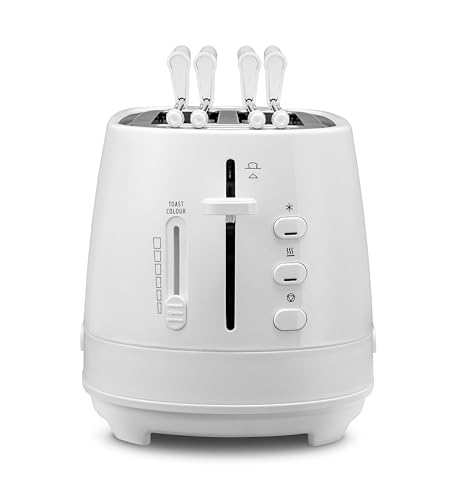 De'Longhi CTLAP2203.W Tostapane con Pinze, Controllo Progressivo del Grado di