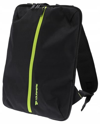 JUMI Mochila elegante para hombre y mujer Tourpeak, Negro – Con Bolsillo Vertical