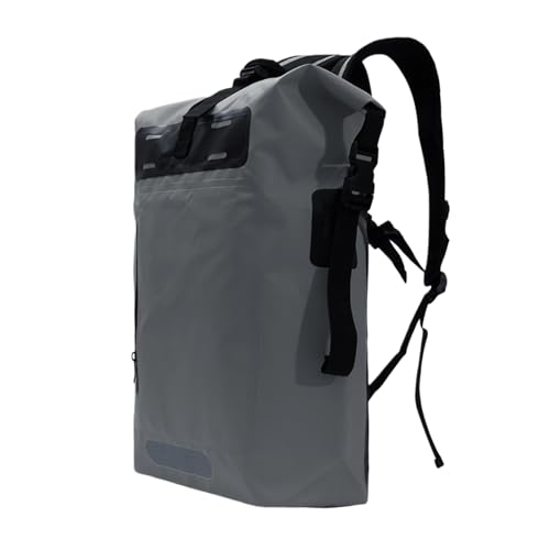 Waterproof Backpack - Dry Bag Rucksack | Roll Top Drybag | Heavy Duty Cushioned Padded Back Panel | 25L Camping Backpack For Mountain Climbing Hiking Students Travelers Kayaking Photography Beach