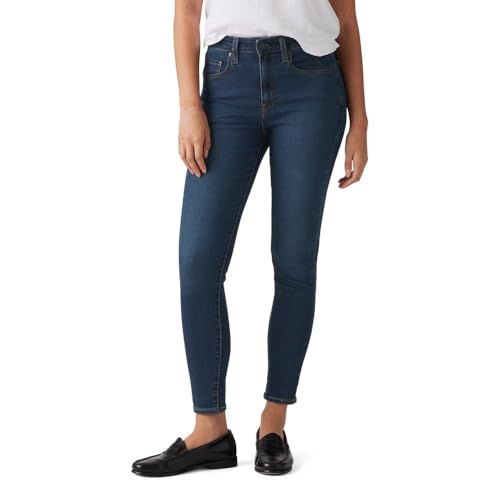Levi's Women's 721 High Rise Skinny Jeans (Also Available in Plus), (New) Eternal Indigo Dark Tint, 30 Long