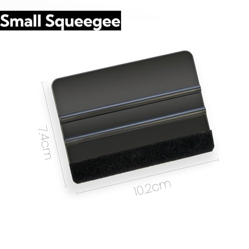 Ewrap Efficient Application Vinyl Wrap Tools, Window Film Tools, Wallpaper Tools, With 21cm & 10 Plastic Felt Squeegee and Trimmer, For Glass Film, Car Vinyl, Car Tint, Wallpaper Hanging, Black - Image 3