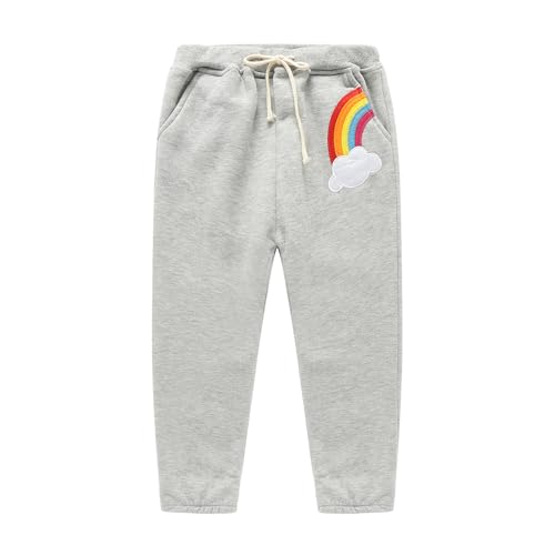 Image of Mud Kingdom Kids Fleece Jogger Pants Winter Cute Bear