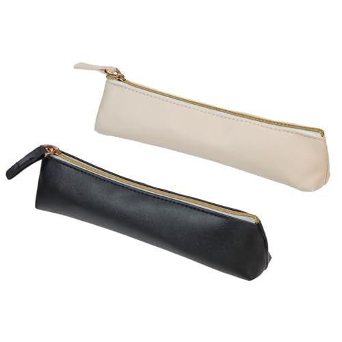 KRISMYA 2 pack petite trousse cuir crayon portable