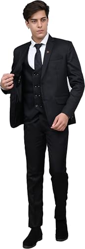 BLACKZED 5‑Piece Men’s Formal Suit – 54% Off, Premium Cotton Blend, Complete Coat Set