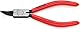 KNIPEX Sicherungsringzange für Innenringe in Bohrungen 45° gewinkelt mit Kunststoff überzogen schwarz atramentiert 140 mm, 44 31 J12