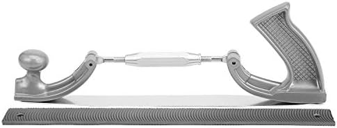 Carhar Adjustable Milled Tooth Car Body Polisher Files Metal Panel Polishing Curved Tooth Steel File Holder(Medium)