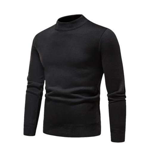 Men's Sweaters Solid Color O-Neck Long Sleeve Knitted Pullovers Sweaters