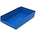 Akro-Mils 30178 18-Inch by 11-Inch by 4-Inch Plastic Nesting Shelf Bin Box, White, Case of 12