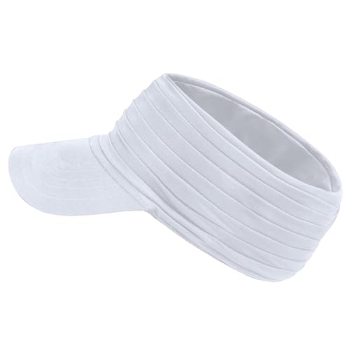 Image of Sports Sun Visor for Men Women UV Protection Lightweight Packable Stretchy Hats for Running, Tennis, Golf