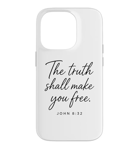 Truth Shall Make You Free John 8:32 �M���� ���� �X�}�z�P�[�X iPhone 14 Pro �p