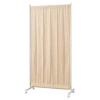 Amazon.co.jp: 伸縮式キャスターパーティション 幅90～140×奥行